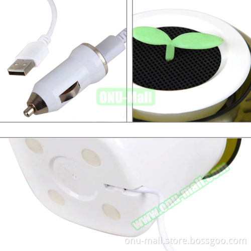 Car Auto Potted Plant Shape Cigarette Lighter Air Purifier Freshener Air Cleaner